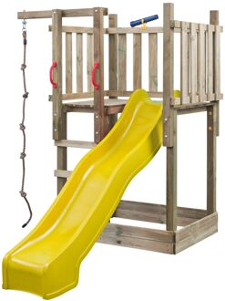 Swing King Speeltoestel Met Glijbaan Mario Geel 250cm