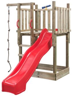 Swing King Speeltoestel Met Glijbaan Mario Rood 250cm