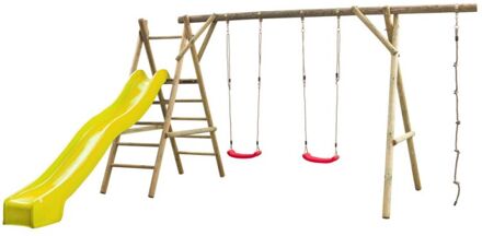 Swing King Speeltoestel Met Glijbaan Noortje Geel 300cm