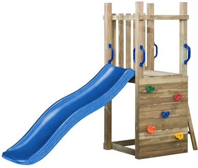 Swing King Speeltoestel Met Glijbaan Toren Irma Blauw 175cm