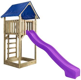 Swing King Speeltoestel Met Glijbaan Tour Jonas Violet 300cm