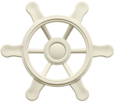 Swing King Speeltoestel Piratenstuur - Kunststof - 1 Persoon - Pastel Wit - 22cm