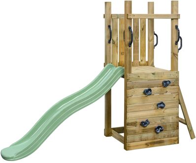 Swing King Speeltoren Irma Met Glijbaan Pastel Groen