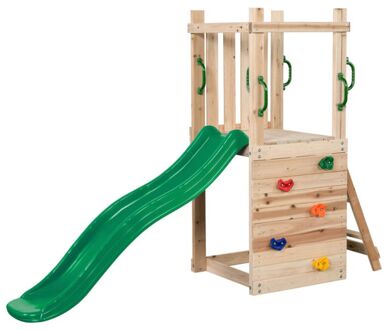Swing King Speeltoren Mari Met Glijbaan Groen 74x245x168cm
