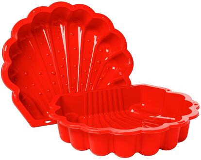 Swing King Zandbak Schelp Rood 88x77x17,5cm