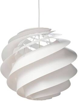 Swirl 3 Medium - hanglamp in wit