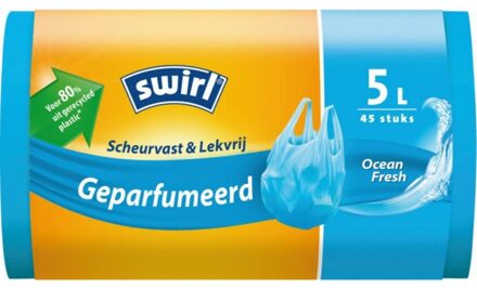 Swirl Pedaalemmerzak 5 liter Ocean 45 stuks Blauw