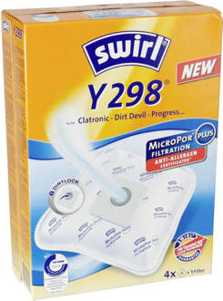 Swirl Y298 MicroPor Vacuum cleaner bag 4 pc(s)