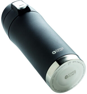 swiss peak Elite koperen mok met vacuüm isolatie 300ml - maat One size Zwart