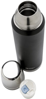 swiss peak Elite koperen vacuüm isolatie 1l fles Zwart - One size