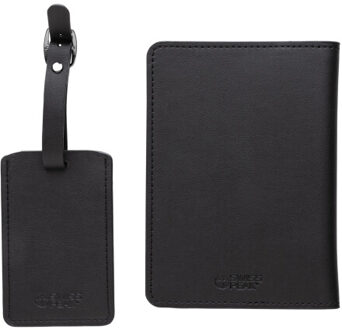 swiss peak Gerecycled pu reisset Zwart - One size