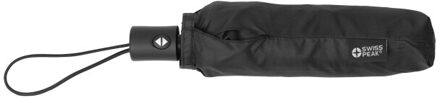 swiss peak Rpet aware vouwparaplu - maat One size Zwart