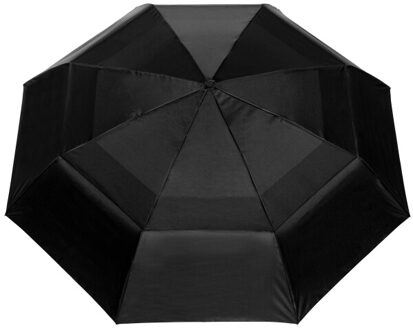 swiss peak Tornado storm bewust opvouwbare paraplu Zwart - One size