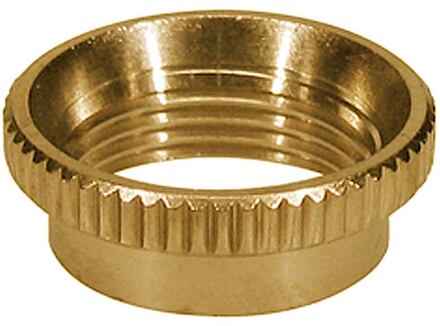 Switchcraft SW-DKN-G switch nut, deep knurled, for thick top guitars, brass