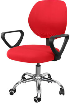 Swivel Chair Cover Stretchable Removable Computer Office Washable Rotating Lift Cover Spandex Elastic Arm Seat Cover Cushion 1