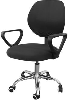 Swivel Chair Cover Stretchable Removable Computer Office Washable Rotating Lift Cover Spandex Elastic Arm Seat Cover Cushion 2