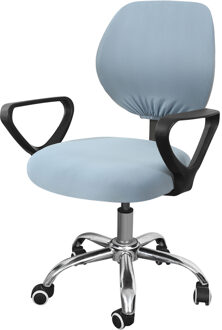 Swivel Chair Cover Stretchable Removable Computer Office Washable Rotating Lift Cover Spandex Elastic Arm Seat Cover Cushion 3