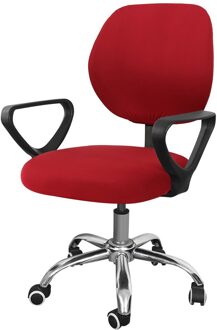 Swivel Chair Cover Stretchable Removable Computer Office Washable Rotating Lift Cover Spandex Elastic Arm Seat Cover Cushion 4