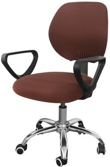 Swivel Chair Cover Stretchable Removable Computer Office Washable Rotating Lift Cover Spandex Elastic Arm Seat Cover Cushion 5