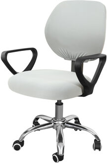 Swivel Chair Cover Stretchable Removable Computer Office Washable Rotating Lift Cover Spandex Elastic Arm Seat Cover Cushion 8
