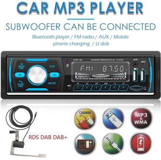 SWM-M4 Autoradio 1 Din Auto Multimedia MP3 Speler Single Din Bluetooth Usb Tf Aux Fm Am Rds Dab Radio ontvanger Hoofd Unit