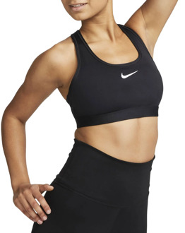 Swoosh Medium Sportbeha Dames zwart - L