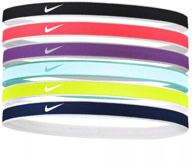 Swoosh Sport Tipped Haarband Verpakking 6 Stuks zwart - one size