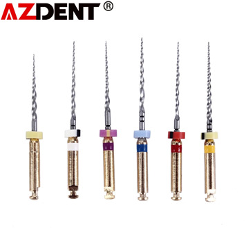 SX-F3 21mm/25mm 6pcs/pack Engine Use NiTi Super Rotary File Machine Taper