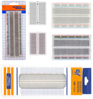 SYB 120 400 500 830 840 1660 MB102 ZY-201 ZY-204 GL-12 Points Solderless PCB Breadboard Test Protoboard DIY breadboard