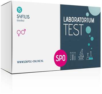 Syfilis Test - Professionele Laboratoriumtest