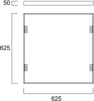 Sylvania aanbouwset Start Panel Flat wit (RAL 9003)