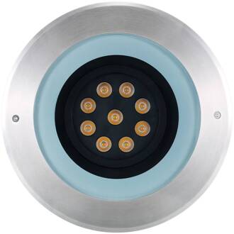 Sylvania LED grondspot inbouwlamp Interrata L, Ø 26 cm, IP65 roestvrij staal