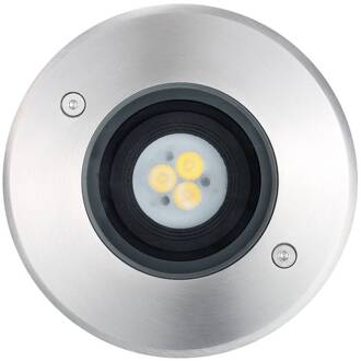 Sylvania LED grondspot inbouwlamp Interrata S, Ø 12 cm, IP65 roestvrij staal