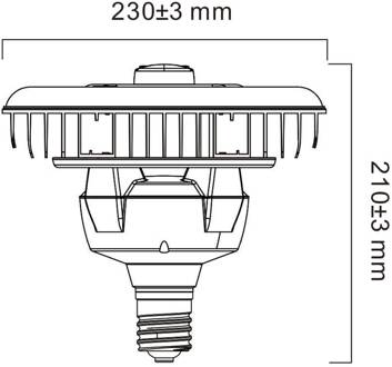 Sylvania LED lamp E40 incl. PIR-sensor 115W 4000K