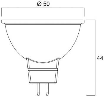 Sylvania LED lamp SUPERIA RETRO GU5.3 MR16 5 W 830 460 lm dimbaar