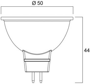 Sylvania LED lamp SUPERIA RETRO GU5.3 MR16 6 W 840 621 lm 36°