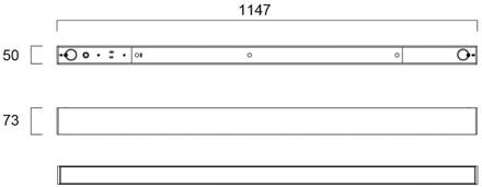 Sylvania LED plafondlamp Otao, prismatisch, DALI, 830/840 signaalwit RAL 9003