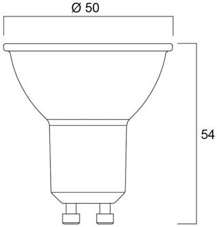 Sylvania LED reflectorlamp GU10 5W 4.000K 36° 475 lm glas