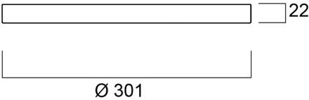 Sylvania Ringblende voor Start 5in1, zwart mat, Ø 30,1 cm