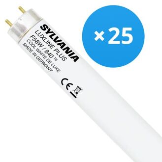 Sylvania Voordeelpak 25x Sylvania Luxline Plus T8 58w - 840 Koel Wit | 150cm