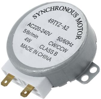 Synchrone Motor AC 220-240V 50/60Hz 5/6RPM 4W Draaitafel Synchrone Motor voor miniwave Oven