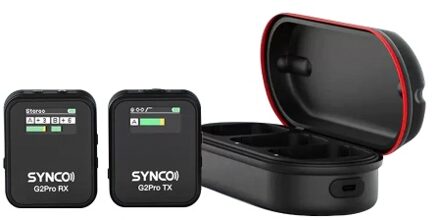 SYNCO G2A1 Pro Wireless Microphone System with 1 Receiver and 1 Microphones