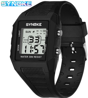 SYNOKE Children's Watches Sports Small Dial Fashion Waterproof LED Chronograph Stop Watch Student Digital Watch Boys Gift Relgio