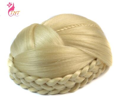Synthetisch Haar Chignon Bun Donut Gevlochten Haarstukjes Chouchou Clip In Haar Broodje Extensions Heat Restant Fiber