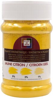 Synthetisch Pigment Voor Gips En Pleister Citroengeel 250ml