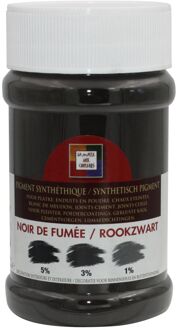 Synthetisch Pigment Voor Gips En Pleister Rookzwart 250ml