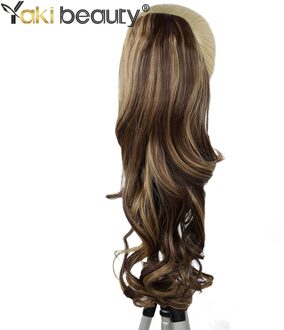 Synthetische Claw Op Paardenstaart Lange Body Wave 20Inch 180G Haaraccessoires Krullend Clip In Hair Extensions Voor Vrouwen door Yaki Schoonheid P4/27