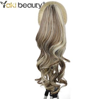 Synthetische Claw Op Paardenstaart Lange Body Wave 20Inch 180G Haaraccessoires Krullend Clip In Hair Extensions Voor Vrouwen door Yaki Schoonheid p6-613