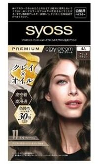 SYOSS Premium Clay Cream Hair Color For Gray Hair 4A Ash Brown