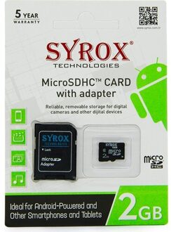 Syrox 2 Gb Micro Sd Kaart Geheugenkaart Adapter Sd Memory Sd Drive Turkije Sd Drive